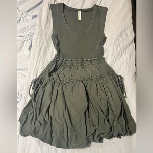 Stylish Olive Green Dress